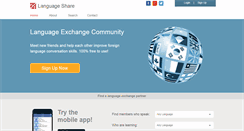 Desktop Screenshot of languageshare.com