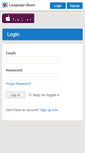 Mobile Screenshot of languageshare.com